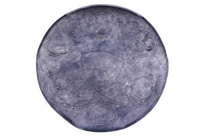 Lot 350 - Archibald Knox for Liberty & Co pewter dish