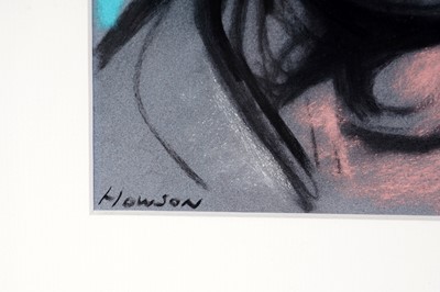 Lot 90 - Peter Howson - The Pugilist in Blue | pastel