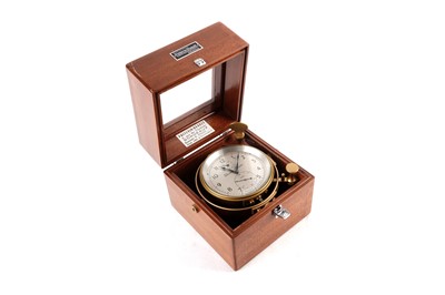 Lot 586 - Thomas Mercer and Poitevin-Duault: a second half 20th Century 56-hour marine chronometer