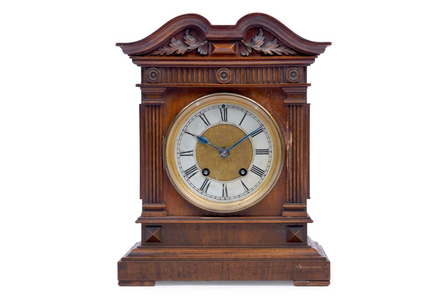 Lot 181 - Lenzkirch: a walnut 8-day mantel clock