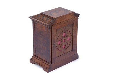 Lot 183 - Lezkirch: a burr walnut and walnut 8-day mantel clock