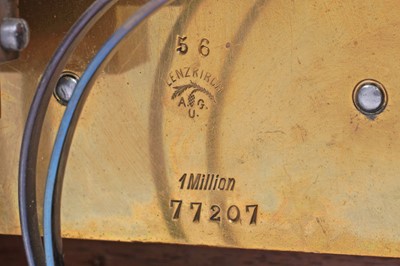 Lot 183 - Lezkirch: a burr walnut and walnut 8-day mantel clock