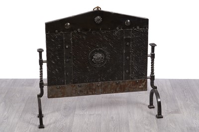 Lot 167 - An Arts & Crafts-style fire screen