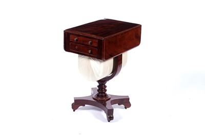 Lot 642 - A Victorian mahogany worktable