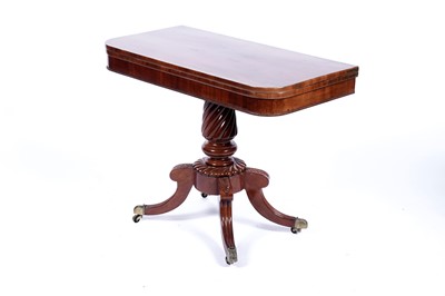 Lot 644 - A Regency mahogany tea table