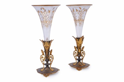 Lot 511 - A pair of early 20th Century Art Nouveau epergnes