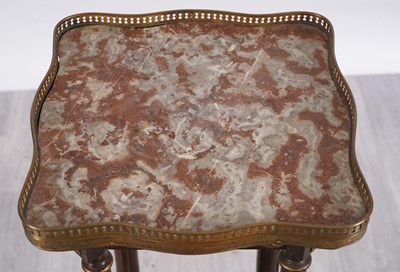 Lot 68 - A 20th Century empire style mahogany jardinière stand