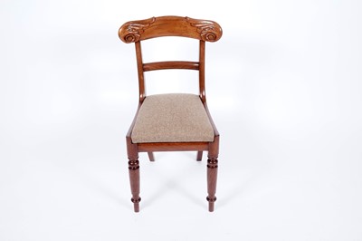 Lot 69 - A set of six Victorian mahogany dining chairs; and a similar carver