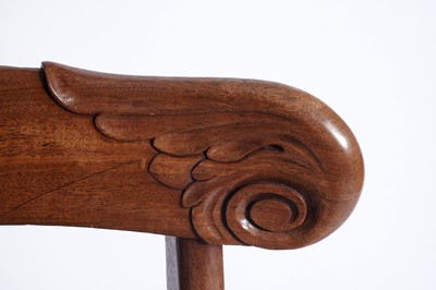 Lot 69 - A set of six Victorian mahogany dining chairs; and a similar carver