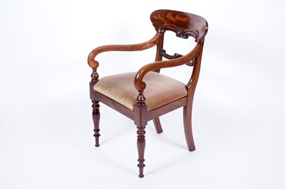 Lot 69 - A set of six Victorian mahogany dining chairs; and a similar carver