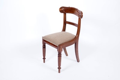 Lot 69 - A set of six Victorian mahogany dining chairs; and a similar carver