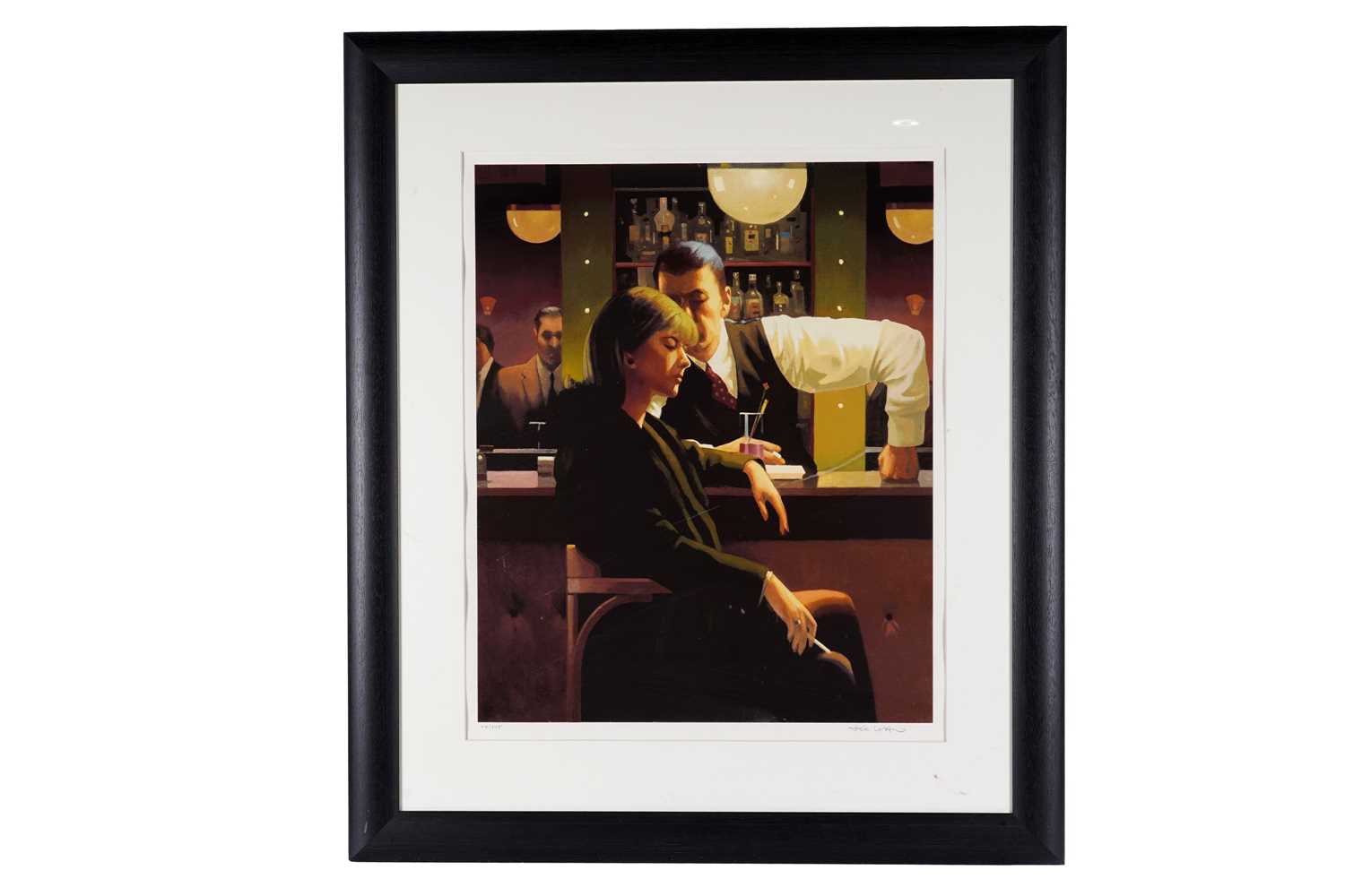 Lot 92 - Jack Vettriano - Cocktails and Broken Hearts | screenprint