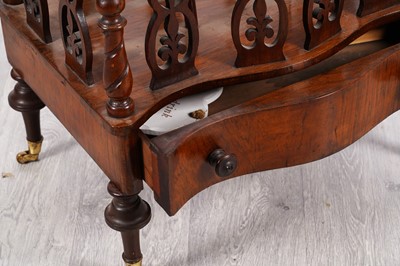 Lot 70 - A Victorian mahogany canterbury