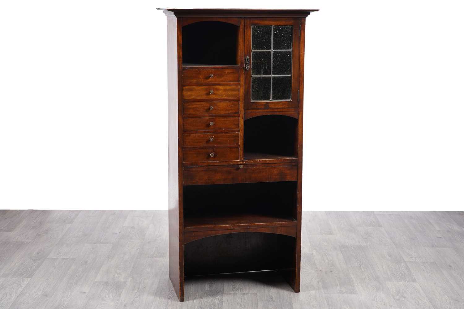 Lot 72 - An Arts & Crafts style of a dentist's cabinet