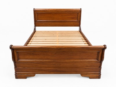 Lot 75 - Willis Gambier Limited: a French cherrywood sleigh bed