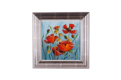Lot 371 - Lynne Johnstone - Poppies to Please | oil