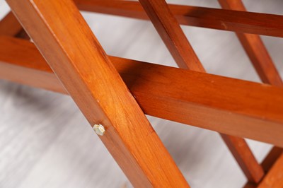Lot 76 - A set of nine Kenyan folding stools
