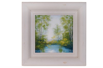 Lot 170 - Inam - Three woodland scenes | overpainted print