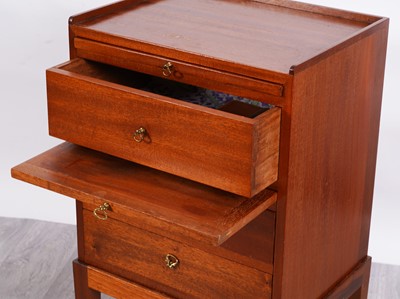 Lot 81 - A pair of mahogany side cabinets