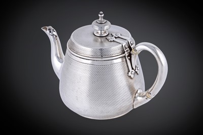 Lot 46 - A Victorian silver teapot