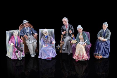 Lot 175 - Six Royal Doulton figures