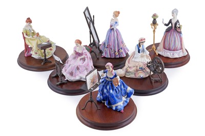 Lot 182 - Six Royal Doulton ‘The Gentle Arts’ figures