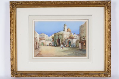 Lot 40 - Cyril Hardy - A North African street scene | watercolour