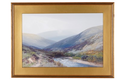 Lot 26 - Fredrick John Widgery - Chalk Water Valley | watercolour