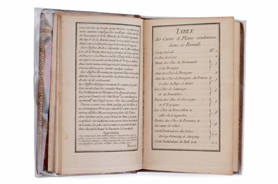 Lot 34 - Bonne (Rigobert), Atlas Maritime Ou Cartes Réduites de Toutes les Côtes de France…