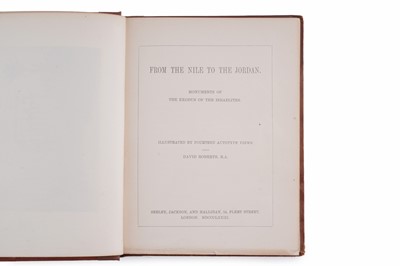 Lot 40 - Roberts (David), From the Nile to the Jordan