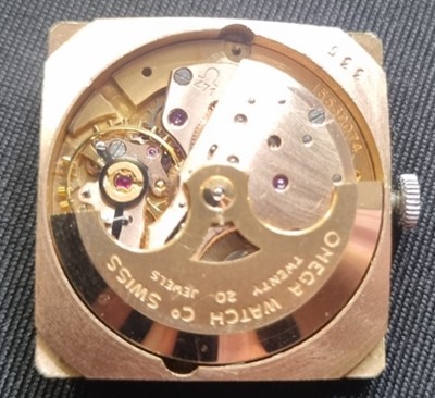 Lot 409 - Omega steel cased automatic wristwatch
