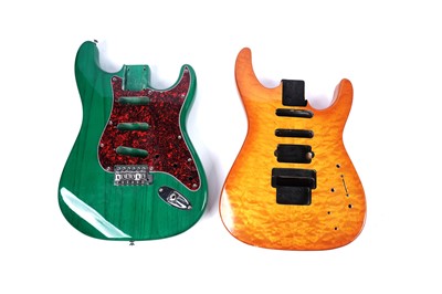 Lot 258 - Two Strat-style guitar bodies