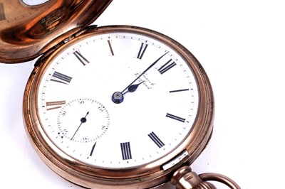 Lot 428 - Lancashire Watch Co Ltd, Prescot: a 9ct yellow gold cased half-hunter pocket watch