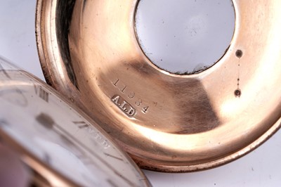 Lot 428 - Lancashire Watch Co Ltd, Prescot: a 9ct yellow gold cased half-hunter pocket watch