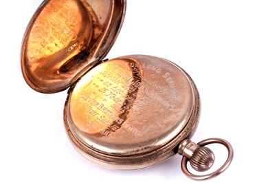 Lot 428 - Lancashire Watch Co Ltd, Prescot: a 9ct yellow gold cased half-hunter pocket watch