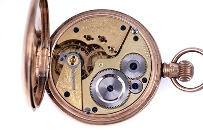 Lot 428 - Lancashire Watch Co Ltd, Prescot: a 9ct yellow gold cased half-hunter pocket watch