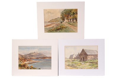 Lot 329 - Frank Watson Wood Jnr. - Three Scottish Landscapes | watercolours