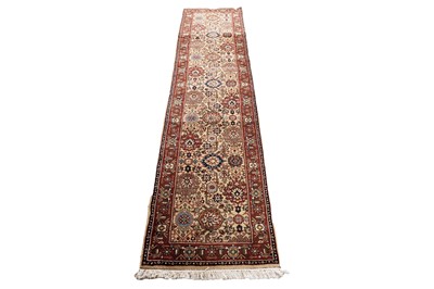 Lot 542 - A hand-knotted Persian Varamin runner