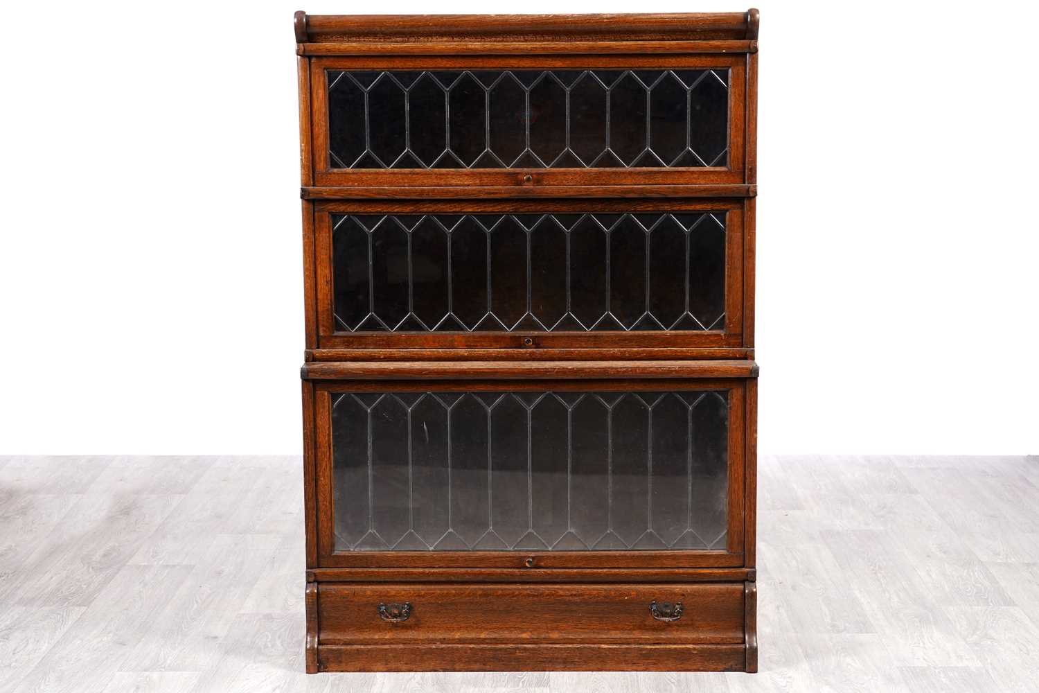 Lot 82 - A Globe Wernicke three-section bookcase
