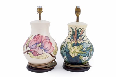 Lot 250 - Four Moorcroft lamps