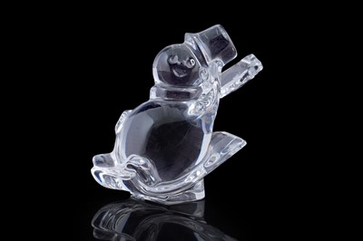 Lot 233 - A collection of Baccarat Crystal ornaments; and two Baccarat boxes
