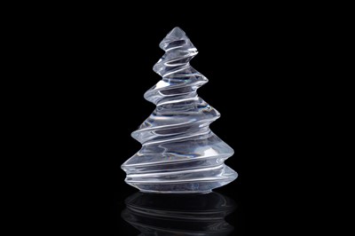 Lot 233 - A collection of Baccarat Crystal ornaments; and two Baccarat boxes
