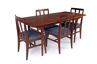 Lot 30 - John Herbert for A. Younger Ltd: a ‘Volnay’ afrormosia dining table and four chairs