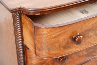 Lot 26 - A 19th Century mahogany bowfront chest of drawers