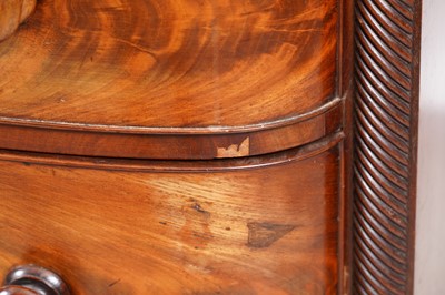 Lot 26 - A 19th Century mahogany bowfront chest of drawers