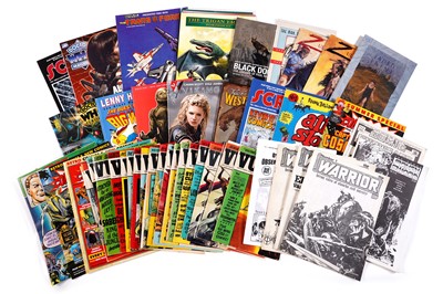 Lot 393 - Vulcan Comic, Warrior, and other comics and ephemera