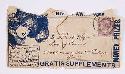 Lot 395 - Ally Sloper and artist C. H. Ross ephemera