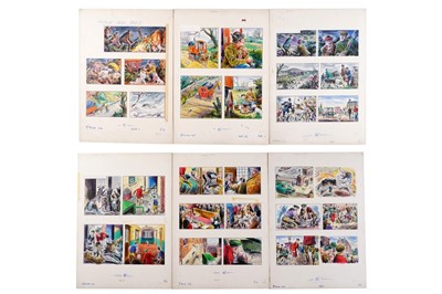 Lot 280 - Original artwork by Andrew Wilson for Lassie Come-Home
