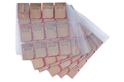 Lot 405 - Civil War News chewing gum cards