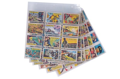 Lot 406 - A complete set of seventy three battle trading cards